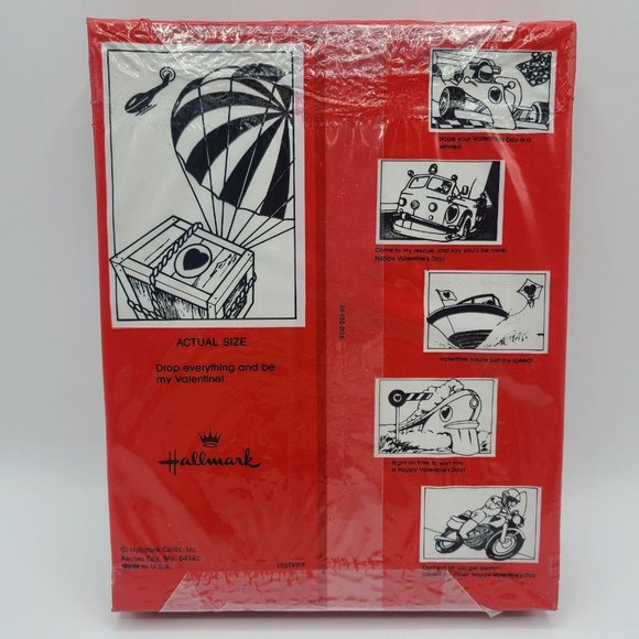 Vintage Hallmark Valentine Classroom Pack NOS Action Packed Ephemera - Picture 2 of 7